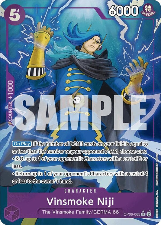 Image for Vinsmoke Niji (OP06-065) (Full Art) (OP06-065) - One Piece Card Game