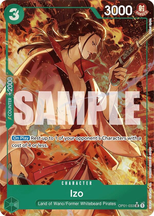 Image for Izo (OP01-033) (Alternate Art) (OP01-033) - One Piece Card Game