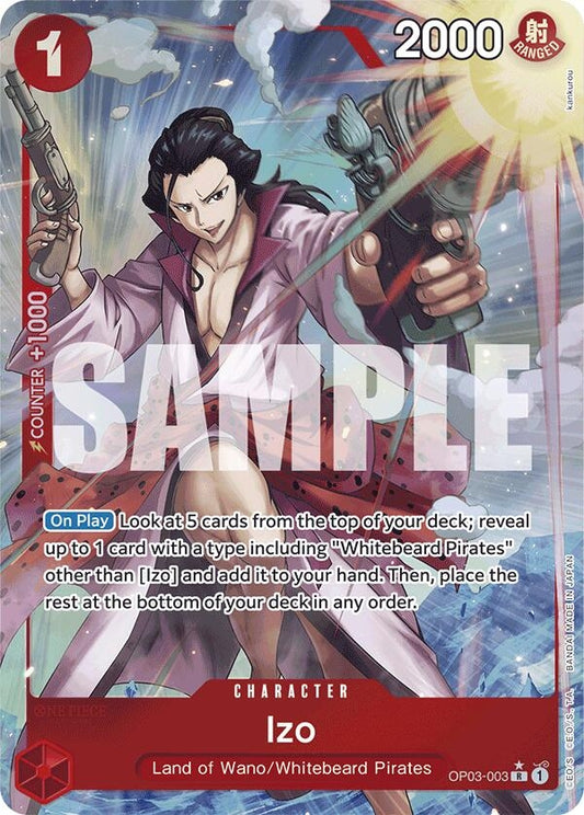 Image for Izo (OP03-003) (Full Art) (OP03-003) - One Piece Card Game