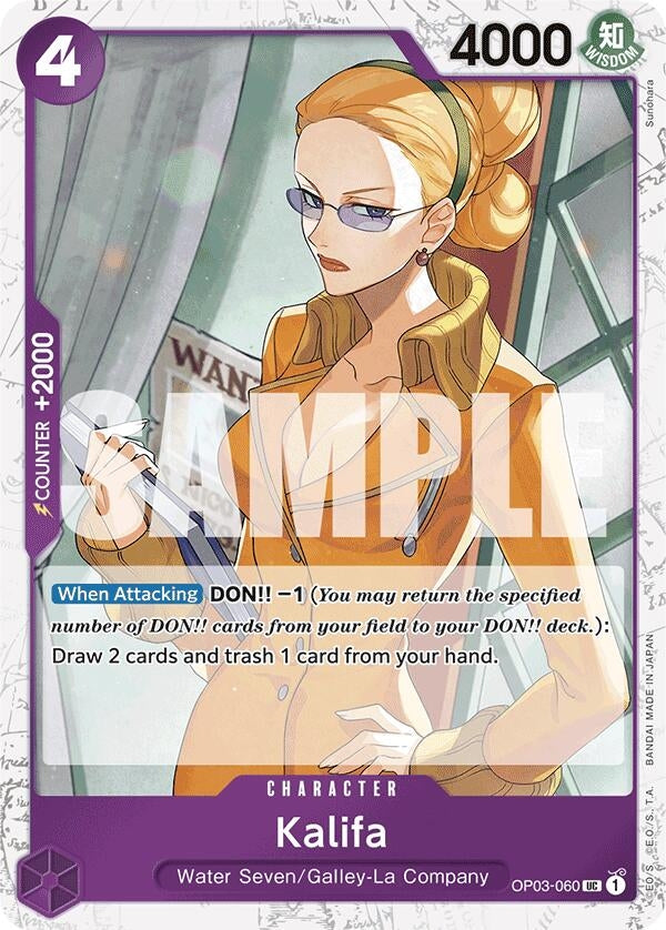 Image for Kalifa (Jolly Roger Foil) (OP03-060) - One Piece Card Game