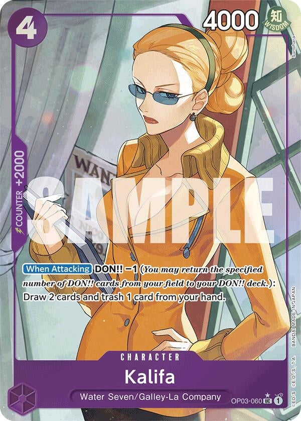 Image for Kalifa (Full Art) (OP03-060) - One Piece Card Game