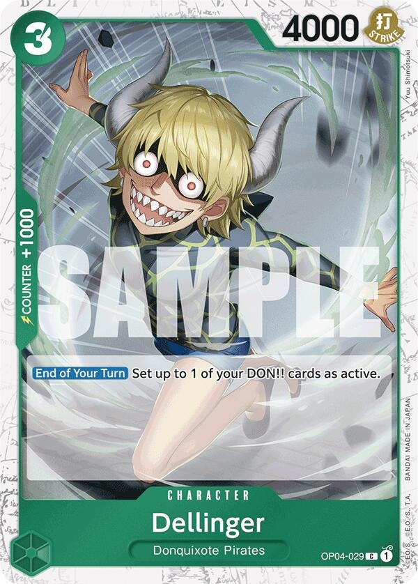 Image for Dellinger (Jolly Roger Foil) (OP04-029) - One Piece Card Game