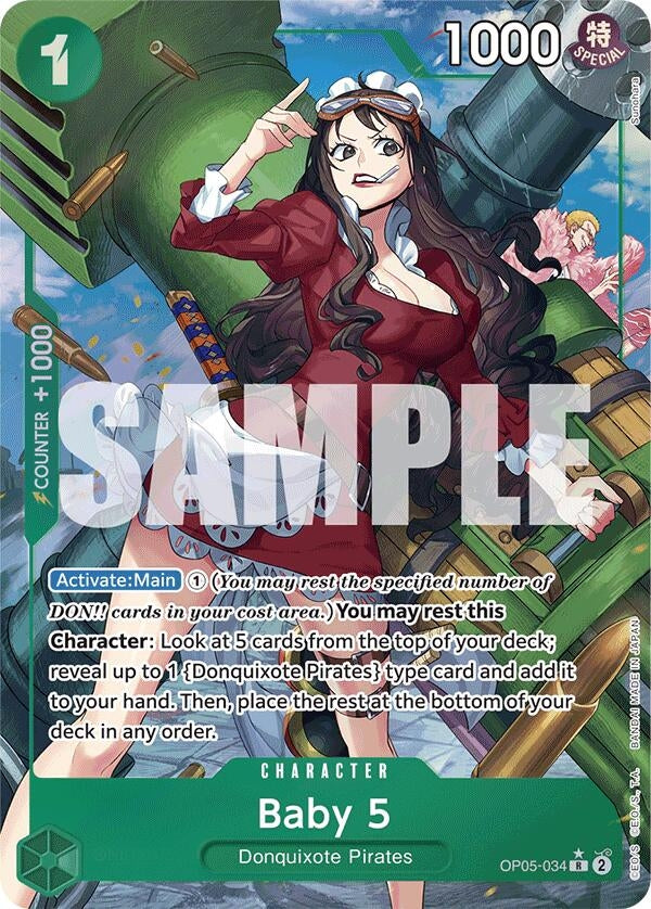 Image for Baby 5 (OP05-034) (Alternate Art) (OP05-034) - One Piece Card Game