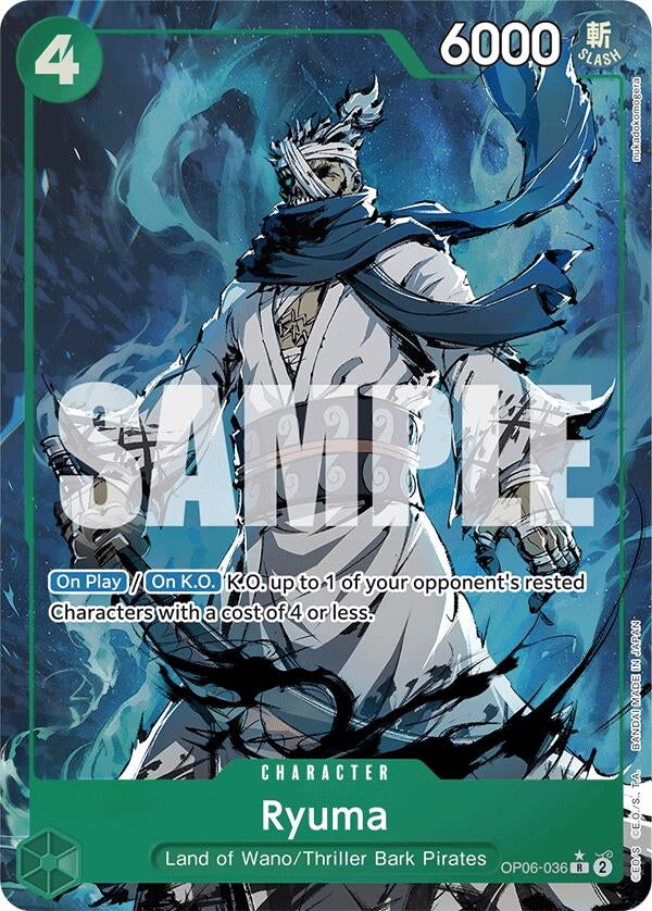 Image for Ryuma (Alternate Art) (OP06-036) - One Piece Card Game
