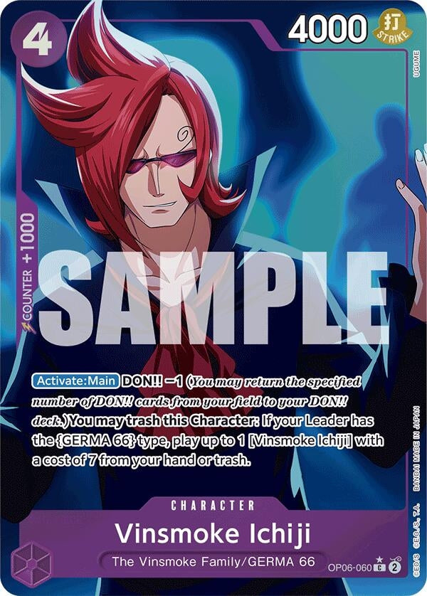 Image for Vinsmoke Ichiji (OP06-060) (Full Art) (OP06-060) - One Piece Card Game
