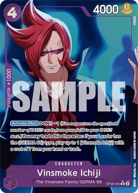 Image for Vinsmoke Ichiji (OP06-060) (Full Art) (OP06-060) - One Piece Card Game