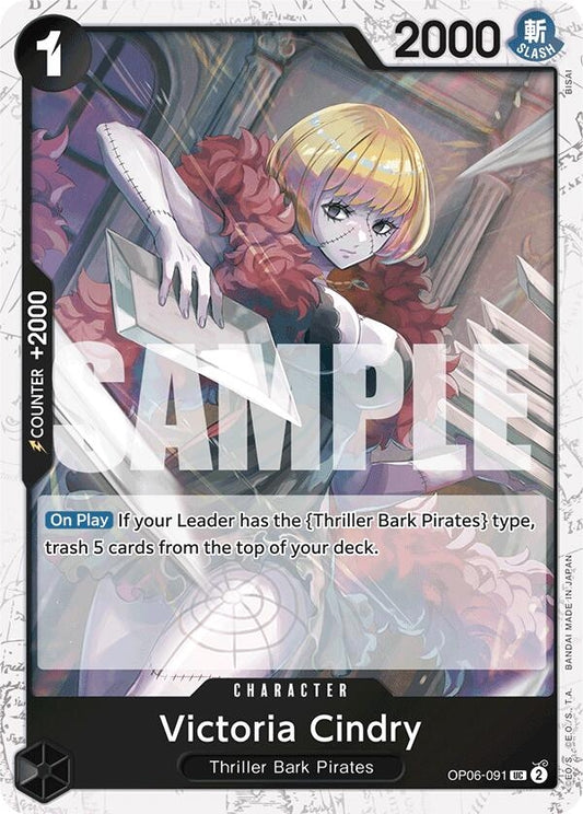 Image for Victoria Cindry (Jolly Roger Foil) (OP06-091) - One Piece Card Game