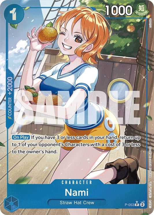 Image for Nami (P-053) (Full Art) (P-053) - One Piece Card Game