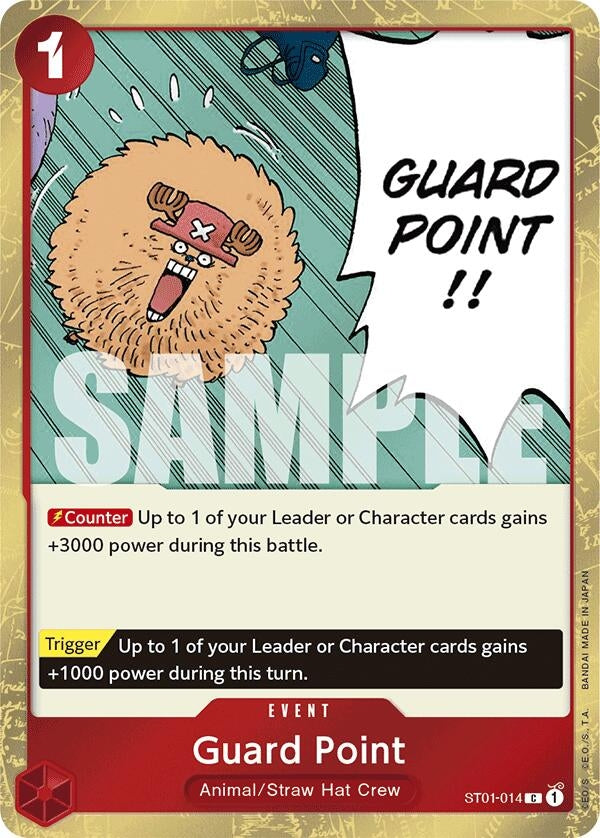 Image for Guard Point (Jolly Roger Foil) (ST01-014) - One Piece Card Game