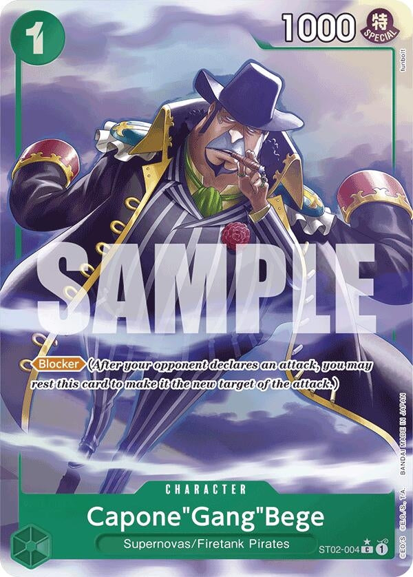 Image for Capone"Gang"Bege (ST02-004) (Alternate Art) (ST02-004) - One Piece Card Game