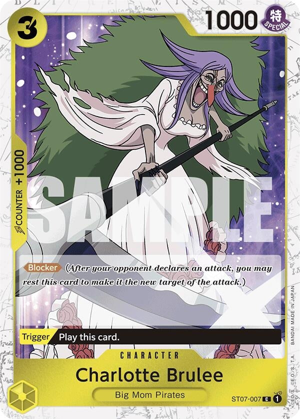 Image for Charlotte Brulee (Jolly Roger Foil) (ST07-007) - One Piece Card Game