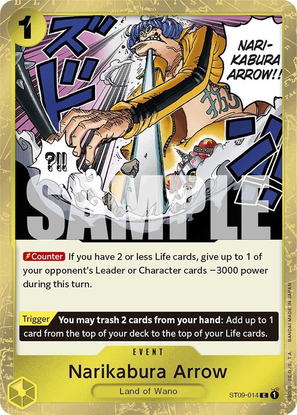 Image for Narikabura Arrow (Jolly Roger Foil) (ST09-014) - One Piece Card Game