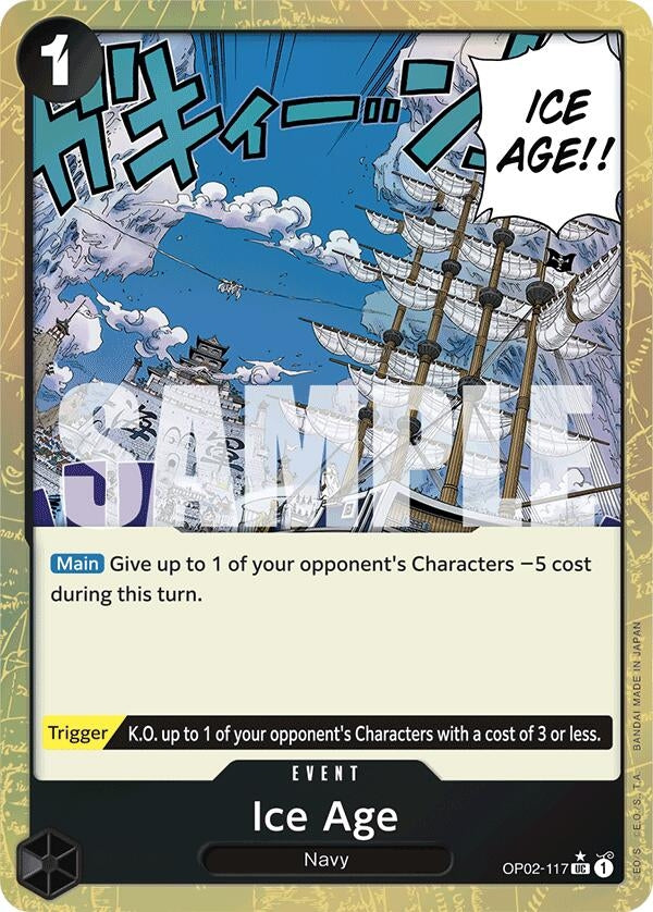 Image for Ice Age (Textured Foil) (OP02-117) - One Piece Card Game