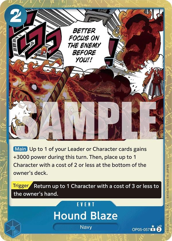 Image for Hound Blaze (Textured Foil) (OP05-057) - One Piece Card Game