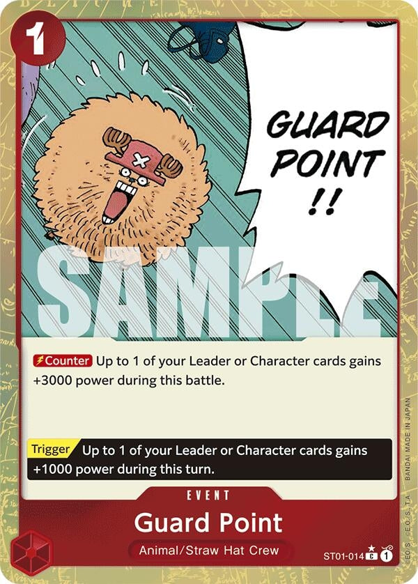 Image for Guard Point (Textured Foil) (ST01-014) - One Piece Card Game