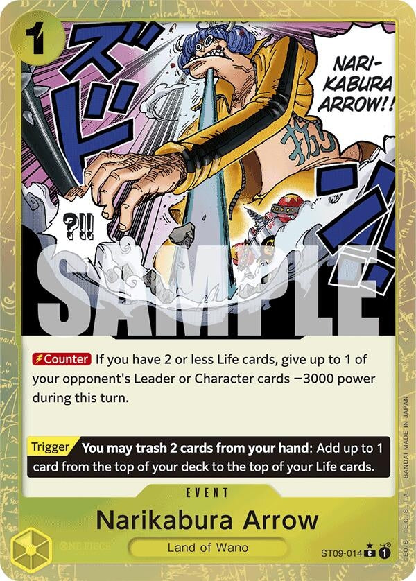 Image for Narikabura Arrow (Textured Foil) (ST09-014) - One Piece Card Game