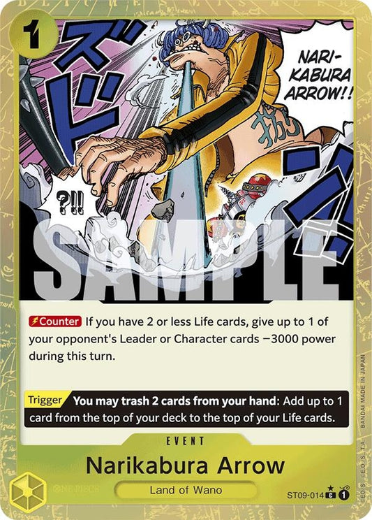 Image for Narikabura Arrow (Textured Foil) (ST09-014) - One Piece Card Game