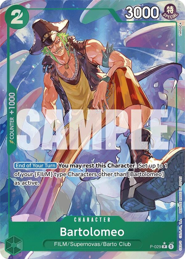 Image for Bartolomeo (P-029) (Full Art) (P-029) - One Piece Card Game