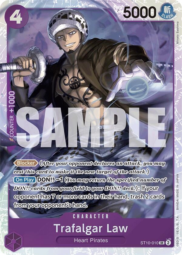 Image for Trafalgar Law (ST10-010) (Reprint) (ST10-010) - One Piece Card Game