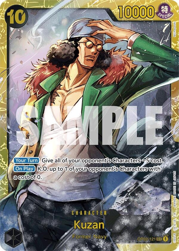 Image for Kuzan (OP02-121) (Reprint) (OP02-121) - One Piece Card Game
