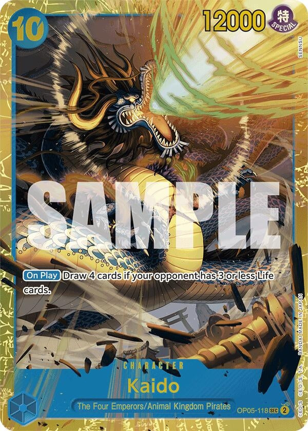 Image for Kaido (OP05-118) (Reprint) (OP05-118) - One Piece Card Game