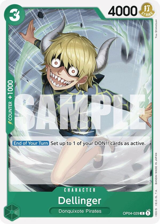 Image for Dellinger (Reprint) (OP04-029) - One Piece Card Game