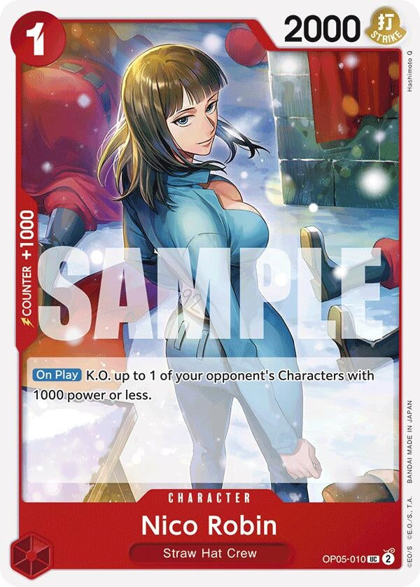 Image for Nico Robin (Reprint) (OP05-010) - One Piece Card Game
