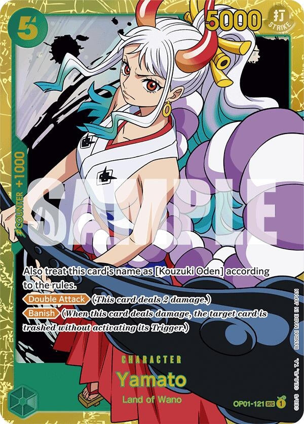Image for Yamato (OP01-121) (Reprint) (OP01-121) - One Piece Card Game