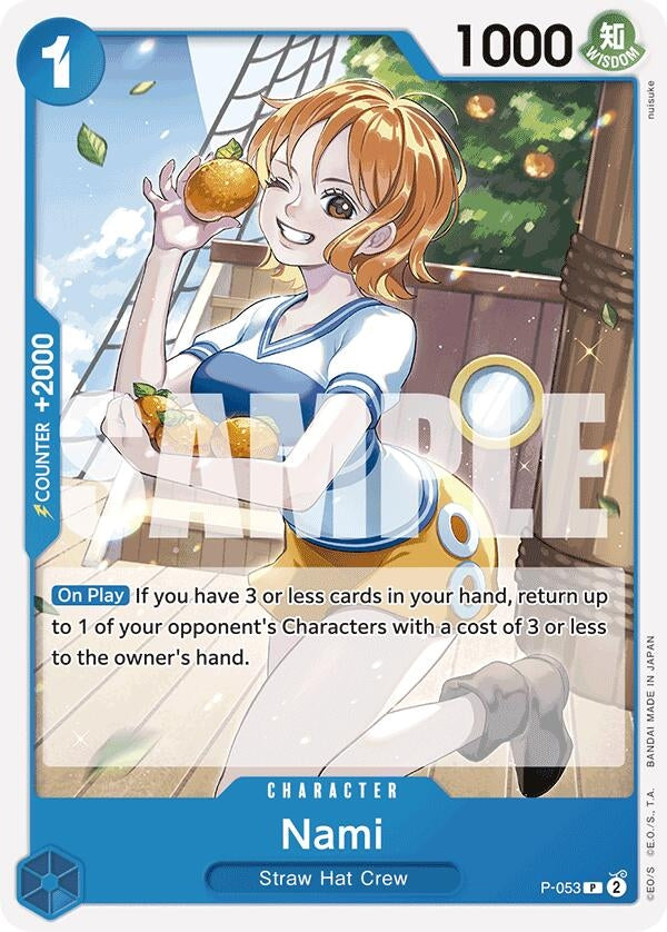 Image for Nami (P-053) (Reprint) (P-053) - One Piece Card Game