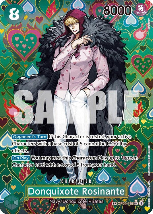 Image for Donquixote Rosinante (SP) (OP04-119) - One Piece Card Game