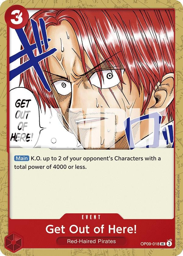 Image for Get Out of Here! (OP09-018) - One Piece Card Game