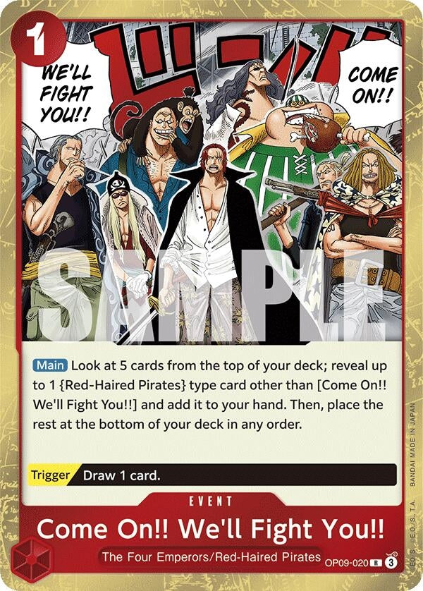 Image for Come On!! We'll Fight You!! (OP09-020) - One Piece Card Game