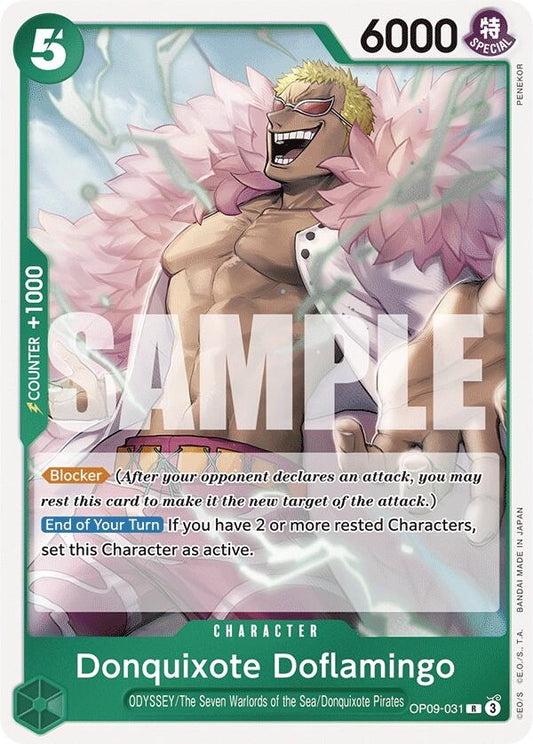 Image for Donquixote Doflamingo (OP09-031) - One Piece Card Game
