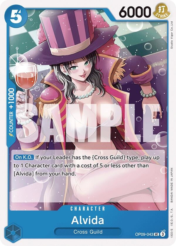 Image for Alvida (OP09-043) - One Piece Card Game