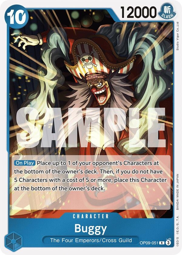 Image for Buggy (051) (OP09-051) - One Piece Card Game