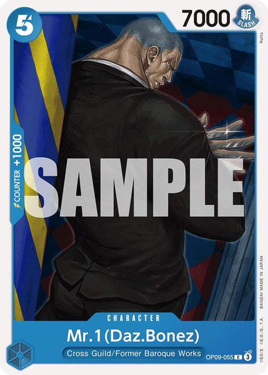 Image for Mr.1(Daz.Bonez) (OP09-055) - One Piece Card Game