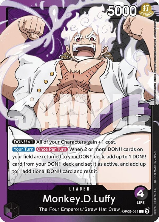 Image for Monkey.D.Luffy (061) (OP09-061) - One Piece Card Game