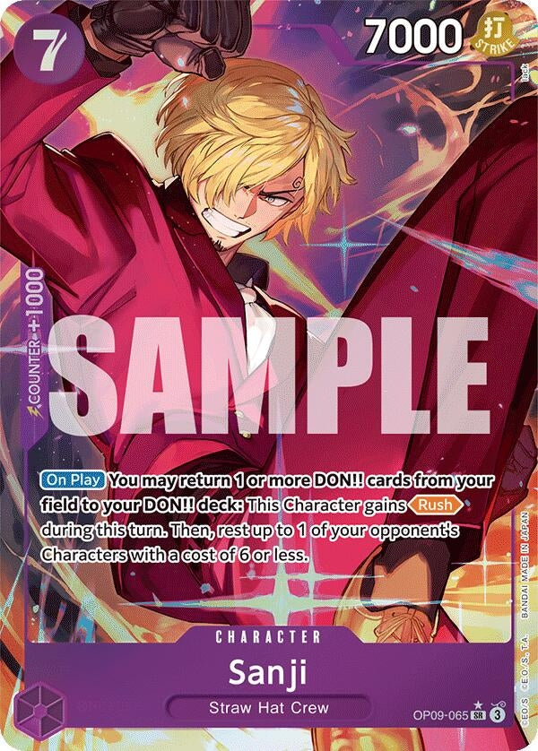 Image for Sanji (065) (Parallel) (OP09-065) - One Piece Card Game