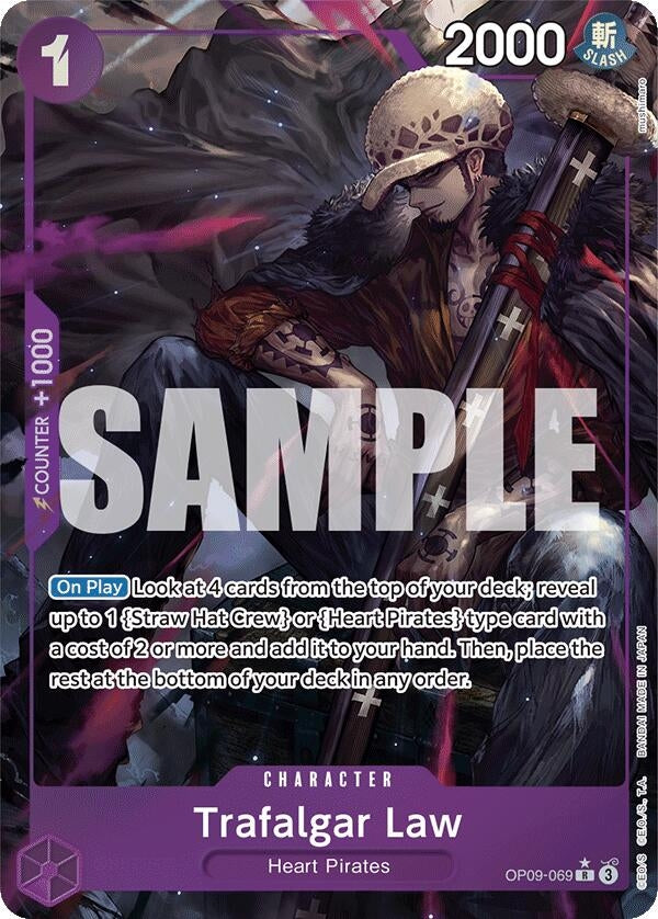 Image for Trafalgar Law (069) (Parallel) (OP09-069) - One Piece Card Game