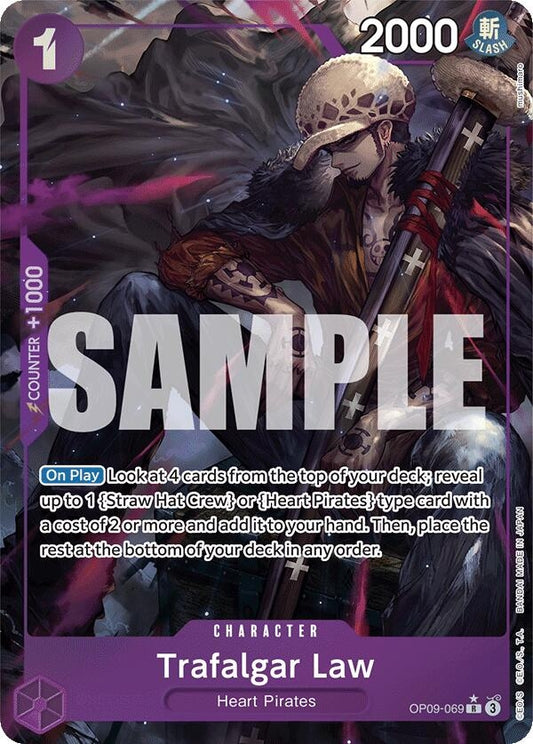 Image for Trafalgar Law (069) (Parallel) (OP09-069) - One Piece Card Game