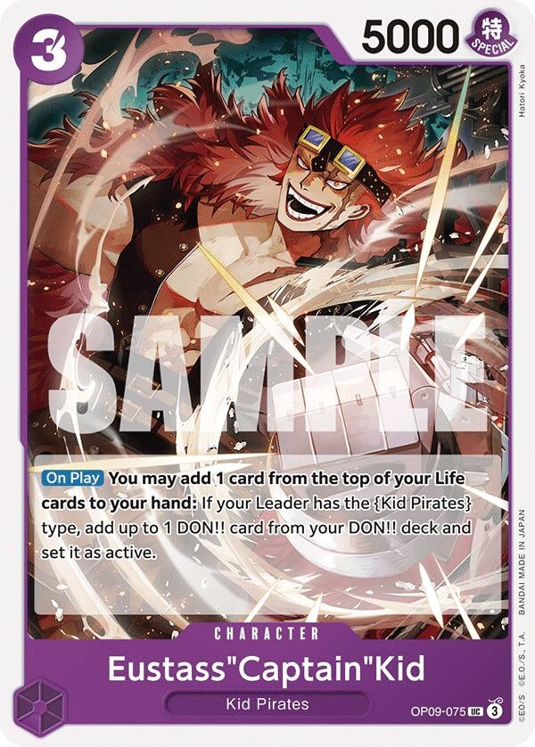 Image for Eustass"Captain"Kid (OP09-075) - One Piece Card Game