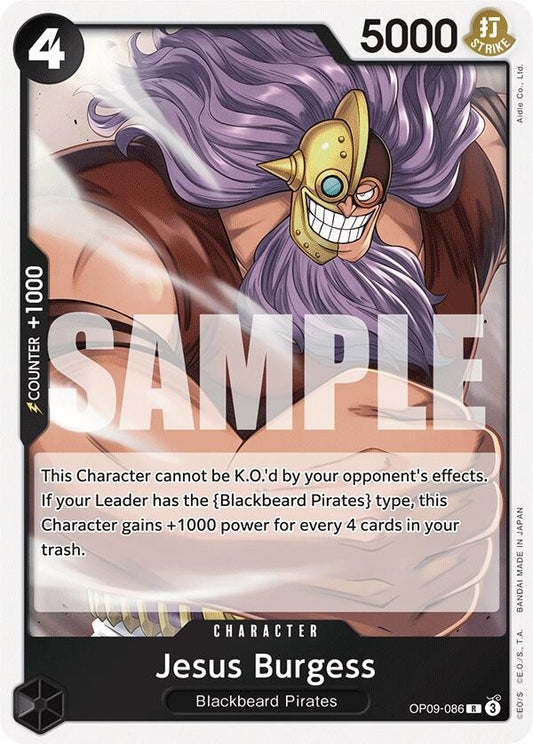Image for Jesus Burgess (OP09-086) - One Piece Card Game