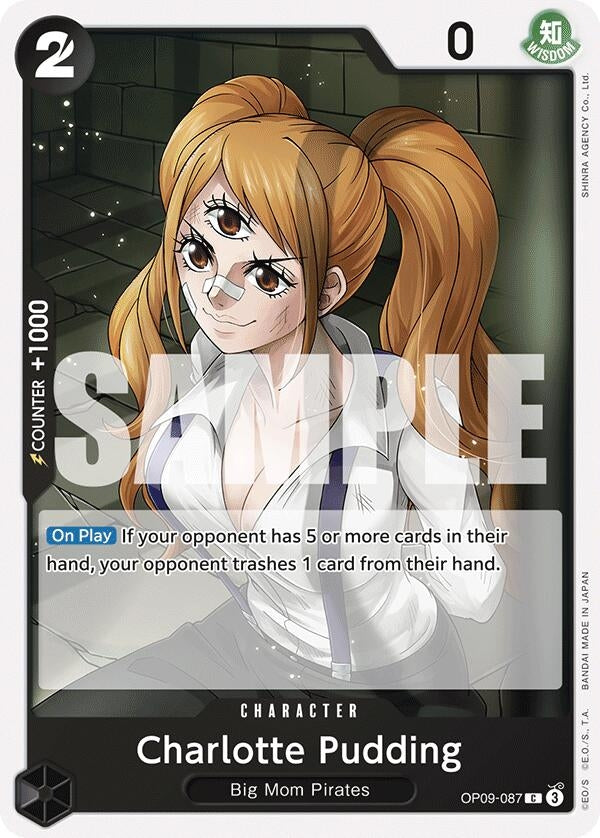 Image for Charlotte Pudding (OP09-087) - One Piece Card Game