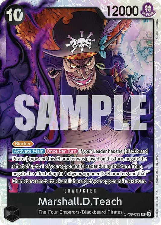 Image for Marshall.D.Teach (093) (OP09-093) - One Piece Card Game