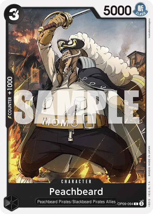 Image for Peachbeard (OP09-094) - One Piece Card Game