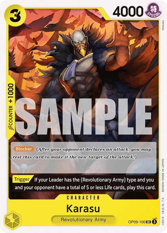 Image for Karasu (OP09-100) - One Piece Card Game