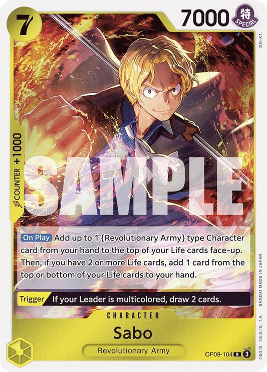 Image for Sabo (104) (OP09-104) - One Piece Card Game