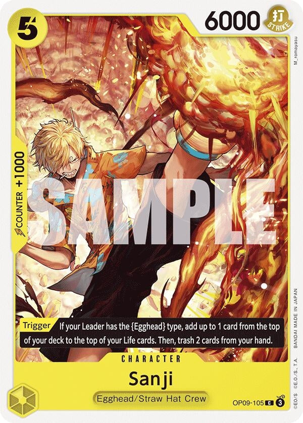 Image for Sanji (105) (OP09-105) - One Piece Card Game
