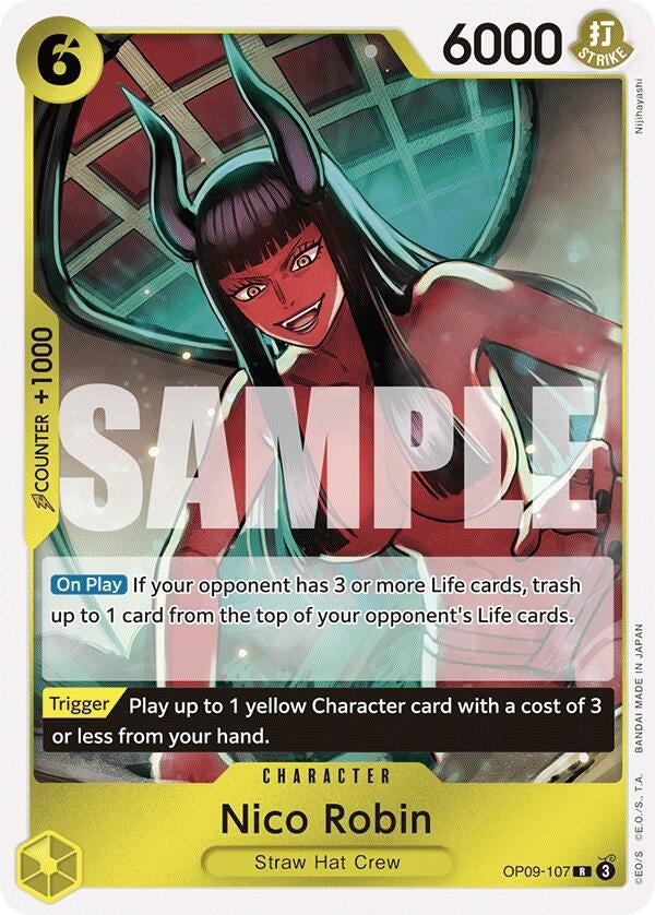 Image for Nico Robin (107) (OP09-107) - One Piece Card Game