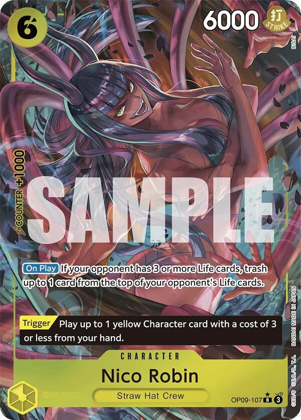 Image for Nico Robin (107) (Parallel) (OP09-107) - One Piece Card Game